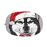 Santa Siberian Husky Print Car Side Mirror Covers