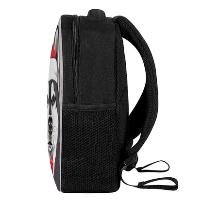 Santa Siberian Husky Print Casual Backpack
