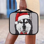 Santa Siberian Husky Print Classic Bible Case