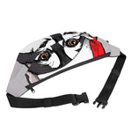 Santa Siberian Husky Print Fanny Pack