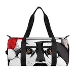 Santa Siberian Husky Print Gym Bag