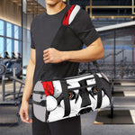 Santa Siberian Husky Print Gym Bag
