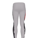 Santa Siberian Husky Print Men's leggings