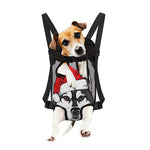 Santa Siberian Husky Print Pet Carrier Backpack