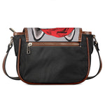 Santa Siberian Husky Print Saddle Bag