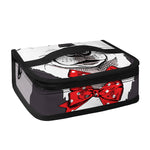 Santa Siberian Husky Print Small Lunch Bag