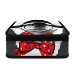 Santa Siberian Husky Print Small Lunch Bag