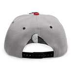 Santa Siberian Husky Print Snapback Cap