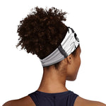 Santa Siberian Husky Print Sports Headband