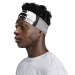 Santa Siberian Husky Print Sports Headband