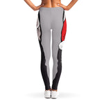 Santa Siberian Husky Print Women's Leggings