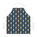 Santa Snowman Pattern Print Adjustable Apron