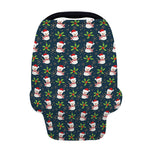 Santa Snowman Pattern Print Baby Seat Cover
