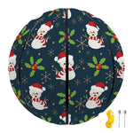 Santa Snowman Pattern Print Basketball