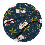 Santa Snowman Pattern Print Basketball
