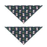 Santa Snowman Pattern Print Dog Bandana