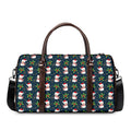 Santa Snowman Pattern Print Duffel Bag