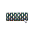 Santa Snowman Pattern Print Extended Mouse Pad
