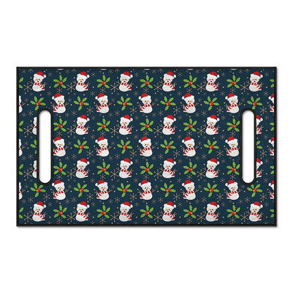 Santa Snowman Pattern Print Golf Cart Seat Cover