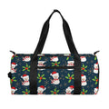 Santa Snowman Pattern Print Gym Bag