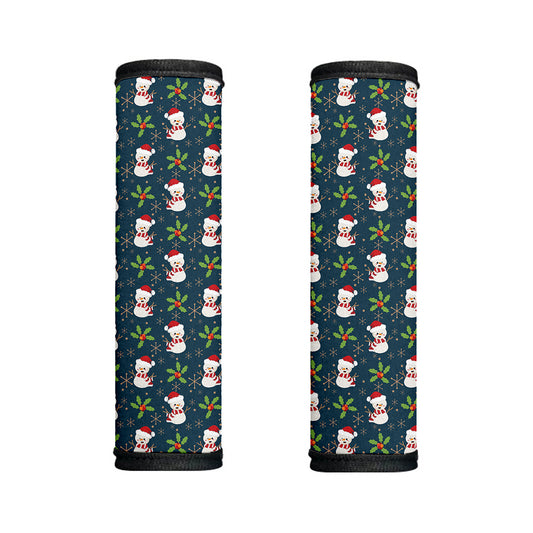 Santa Snowman Pattern Print Handle Covers
