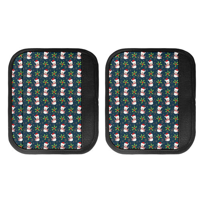 Santa Snowman Pattern Print Handle Covers