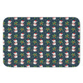 Santa Snowman Pattern Print Indoor Door Mat