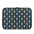 Santa Snowman Pattern Print Laptop Sleeve