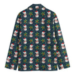 Santa Snowman Pattern Print Men's Blazer