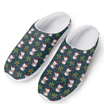 Santa Snowman Pattern Print Mesh Casual Shoes