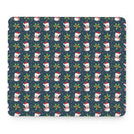 Santa Snowman Pattern Print Mouse Pad