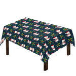 Santa Snowman Pattern Print Tablecloth