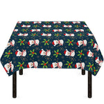 Santa Snowman Pattern Print Tablecloth