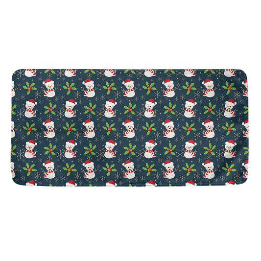 Santa Snowman Pattern Print Towel