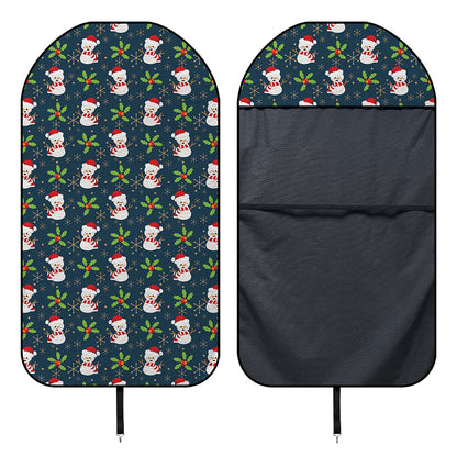 Santa Snowman Pattern Print Waterproof Car Seat Cover