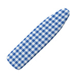Sapphire Blue Check Pattern Print Ironing Board Cover