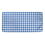 Sapphire Blue Check Pattern Print Towel