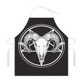 Satan Goat Skull Pentagram Print Adjustable Apron