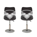 Satan Goat Skull Pentagram Print Bar Stool Covers