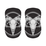 Satan Goat Skull Pentagram Print Bar Stool Covers