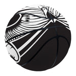 Satan Goat Skull Pentagram Print Basketball