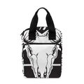 Satan Goat Skull Pentagram Print Bible Tote Bag