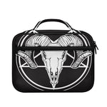 Satan Goat Skull Pentagram Print Briefcase Bible Bag