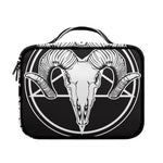 Satan Goat Skull Pentagram Print Briefcase Bible Bag