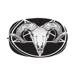 Satan Goat Skull Pentagram Print Car Side Mirror Covers