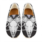 Satan Goat Skull Pentagram Print Casual Shoes