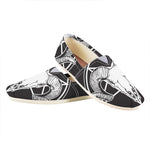 Satan Goat Skull Pentagram Print Casual Shoes