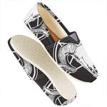 Satan Goat Skull Pentagram Print Casual Shoes