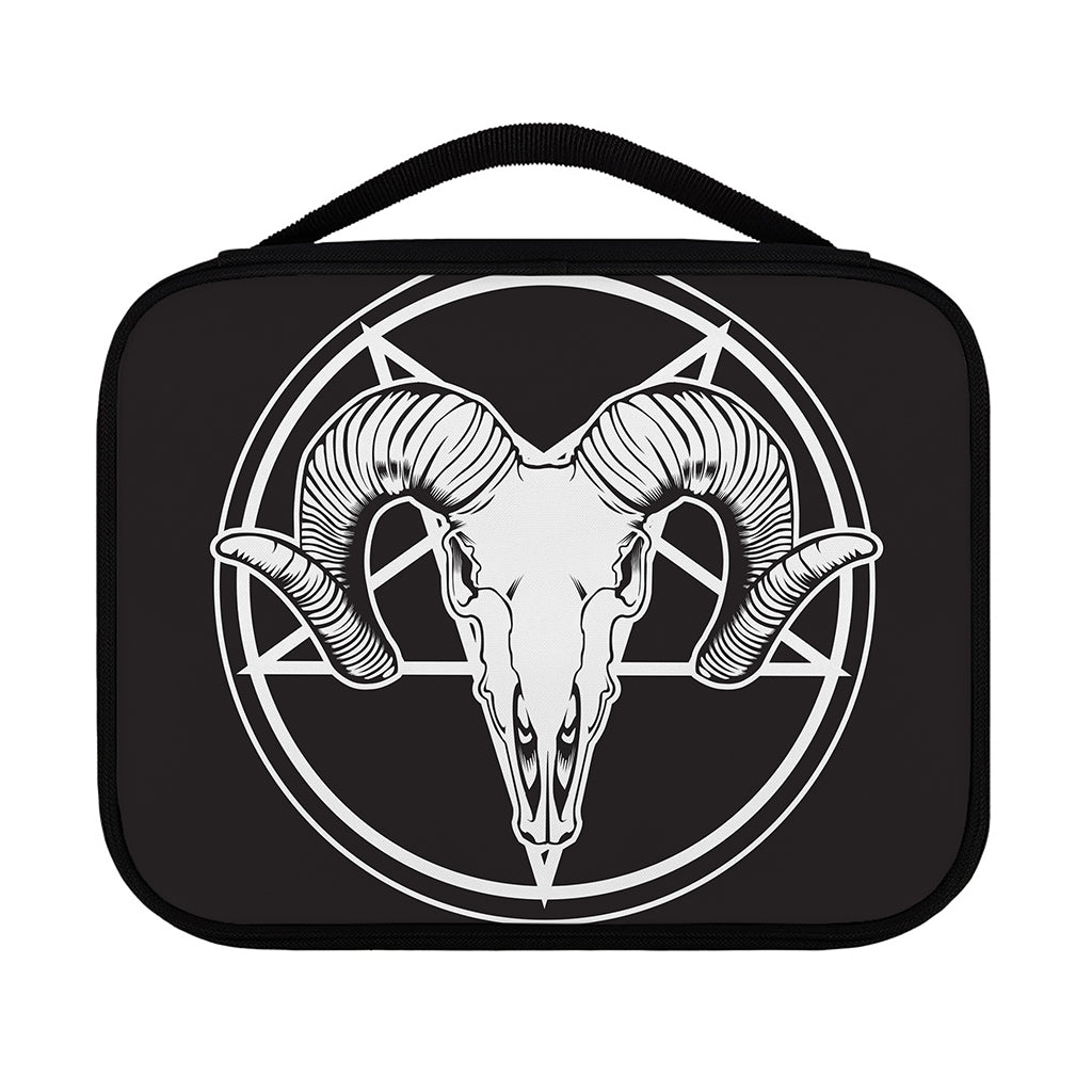Satan Goat Skull Pentagram Print Classic Bible Case