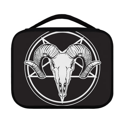 Satan Goat Skull Pentagram Print Classic Bible Case